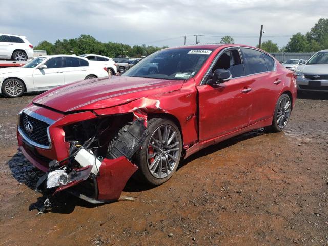 Продажа на аукционе авто 2018 Infiniti Q50 Red Sport 400, vin: JN1FV7AR5JM480356, номер лота: 55696393