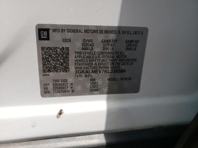 55788563 :رقم المزاد ، 3GKALMEV7KL336584 vin ، 2019 Gmc Terrain Sle مزاد بيع