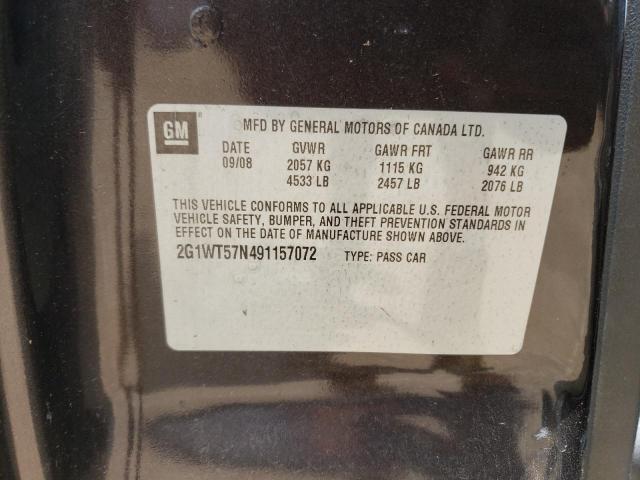 Продажа на аукционе авто 2009 Chevrolet Impala 1lt, vin: 2G1WT57N491157072, номер лота: 57031413