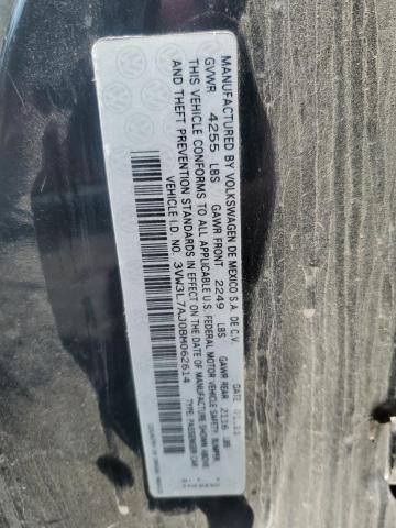 2011 Volkswagen Jetta Tdi მანქანა იყიდება აუქციონზე, vin: 3VW3L7AJ0BM062614, აუქციონის ნომერი: 56178343