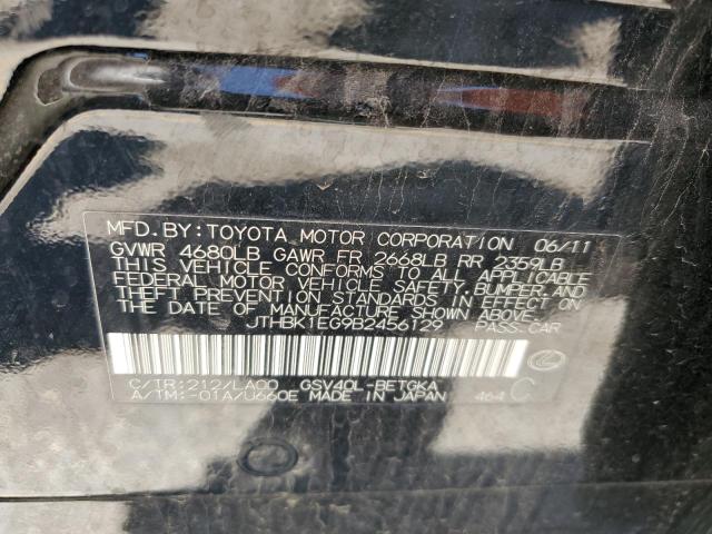 Продаж на аукціоні авто 2011 Lexus Es 350, vin: JTHBK1EG9B2456129, номер лоту: 55968723