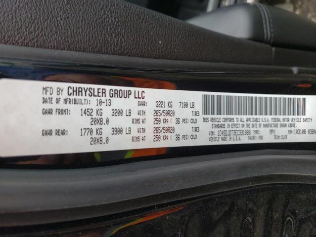 57252523 :رقم المزاد ، 1C4SDJDT3EC331880 vin ، 2014 Dodge Durango Limited مزاد بيع