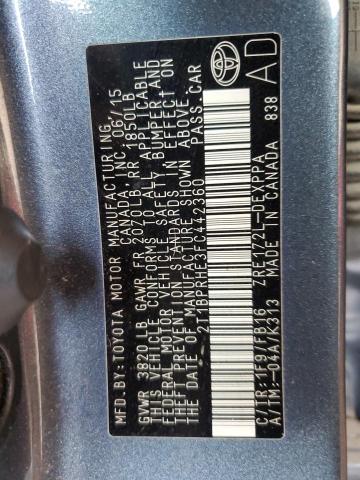 Продаж на аукціоні авто 2015 Toyota Corolla Eco, vin: 2T1BPRHE3FC442360, номер лоту: 54868223