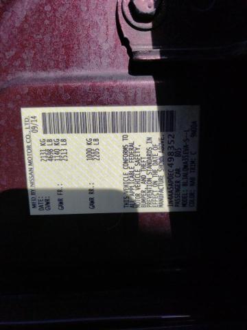 Aukcja sprzedaży 2014 Nissan Maxima S, vin: 1N4AA5AP0EC498352, numer aukcji: 56598783