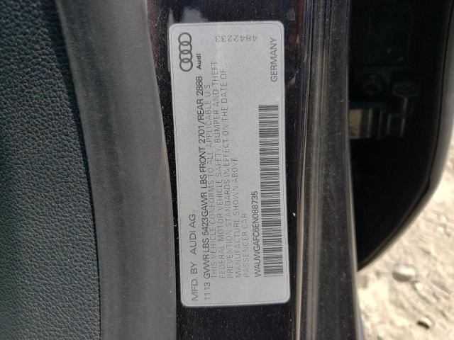 54425923 :رقم المزاد ، WAUWGAFC6EN088735 vin ، 2014 Audi A7 Premium Plus مزاد بيع