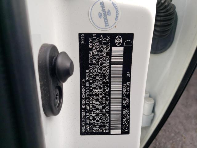 Aukcja sprzedaży 2016 Toyota Mirai, vin: JTDBVRBD6GA000734, numer aukcji: 55523623