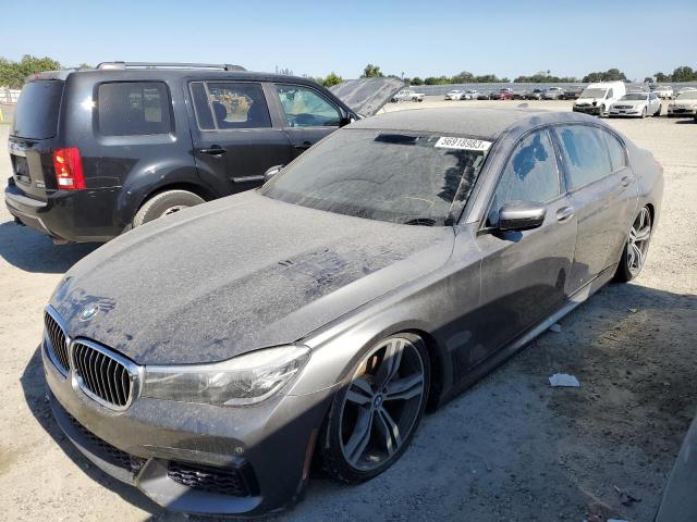 2016 Bmw 740 I მანქანა იყიდება აუქციონზე, vin: WBA7E2C57GG547607, აუქციონის ნომერი: 56918983