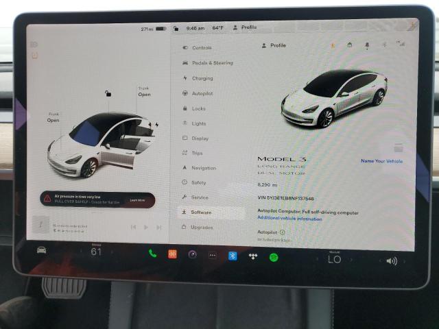 Продажа на аукционе авто 2022 Tesla Model 3, vin: 5YJ3E1EB8NF137548, номер лота: 55411903