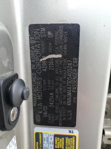 Aukcja sprzedaży 2013 Kia Optima Lx, vin: KNAGM4A73D5405247, numer aukcji: 57908613