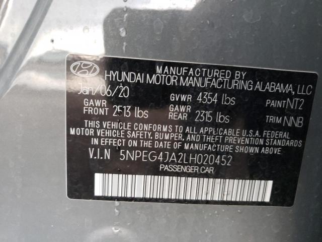 Продаж на аукціоні авто 2020 Hyundai Sonata Se, vin: 5NPEG4JA2LH020452, номер лоту: 56451713