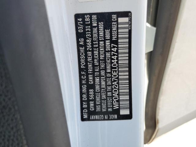 Продаж на аукціоні авто 2014 Porsche Panamera S Hybrid, vin: WP0AD2A70EL044747, номер лоту: 55721223