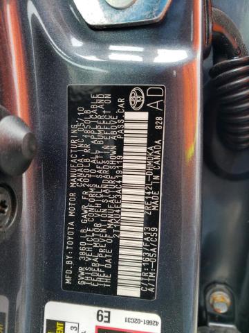 55466693 :رقم المزاد ، 2T1KU4EE3AC419119 vin ، 2010 Toyota Corolla Matrix مزاد بيع