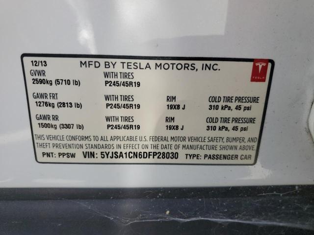 Aukcja sprzedaży 2013 Tesla Model S, vin: 5YJSA1CN6DFP28030, numer aukcji: 55312193
