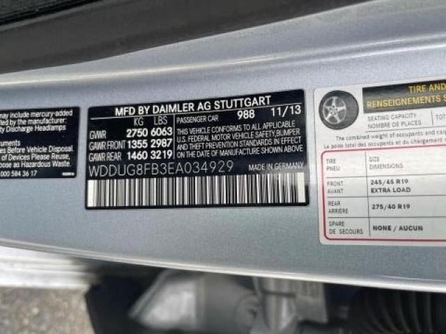 2014 Mercedes-benz S 550 4matic მანქანა იყიდება აუქციონზე, vin: WDDUG8FB3EA034929, აუქციონის ნომერი: 56017263