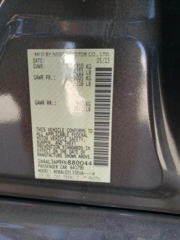 2015 Nissan Altima 2.5 მანქანა იყიდება აუქციონზე, vin: 1N4AL3AP9FN880044, აუქციონის ნომერი: 55591383