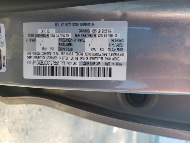 Aukcja sprzedaży 2012 Mazda 5, vin: JM1CW2BL0C0127852, numer aukcji: 54769113