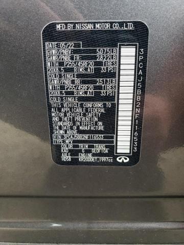 Продажа на аукционе авто 2022 Infiniti Qx50 Luxe, vin: 3PCAJ5BB2NF116533, номер лота: 56852633