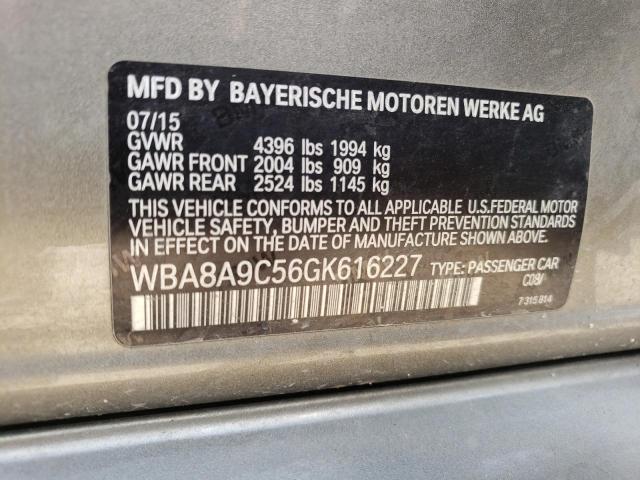 Aukcja sprzedaży 2016 Bmw 320 I, vin: WBA8A9C56GK616227, numer aukcji: 55761223