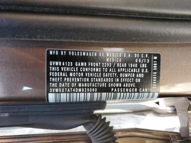 2013 Volkswagen Beetle მანქანა იყიდება აუქციონზე, vin: 3VW5X7AT4DM829060, აუქციონის ნომერი: 58004153