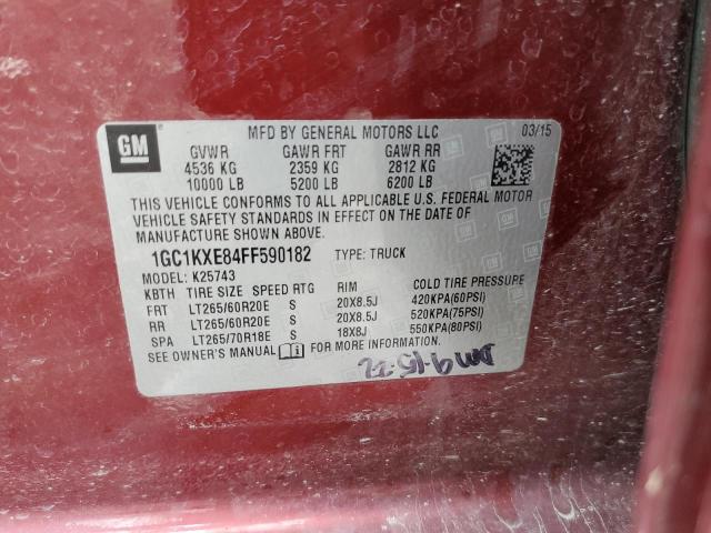 Продаж на аукціоні авто 2015 Chevrolet Silverado K2500 High Country, vin: 1GC1KXE84FF590182, номер лоту: 57063203
