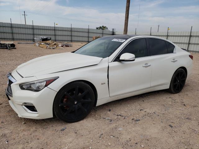 2018 Infiniti Q50 Luxe მანქანა იყიდება აუქციონზე, vin: JN1EV7AP8JM359928, აუქციონის ნომერი: 57394293