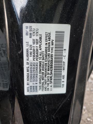 2011 Honda Odyssey Ex მანქანა იყიდება აუქციონზე, vin: 5FNRL5H42BB006499, აუქციონის ნომერი: 55068353