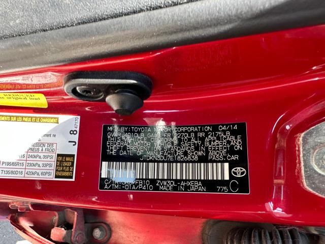 57985903 :رقم المزاد ، JTDKN3DU7E1826838 vin ، 2014 Toyota Prius مزاد بيع