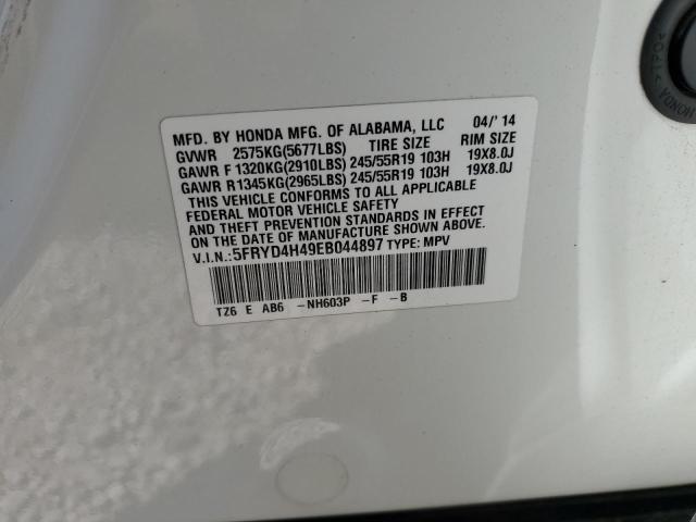 Aukcja sprzedaży 2014 Acura Mdx Technology, vin: 5FRYD4H49EB044897, numer aukcji: 55095753