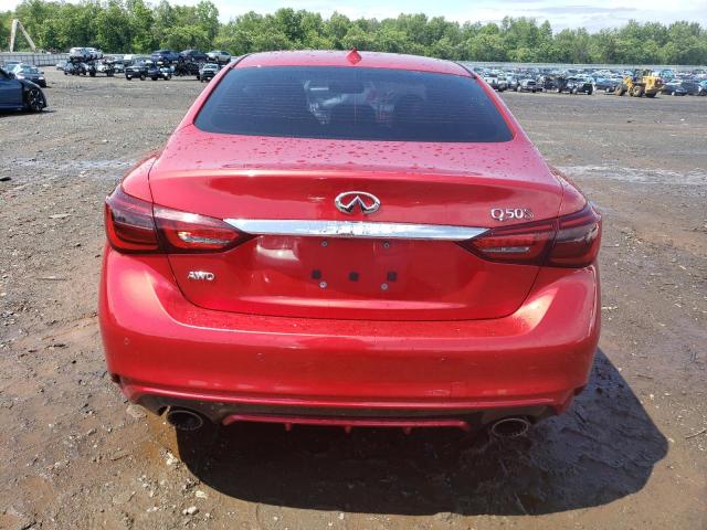 Продажа на аукционе авто 2018 Infiniti Q50 Red Sport 400, vin: JN1FV7AR5JM480356, номер лота: 55696393
