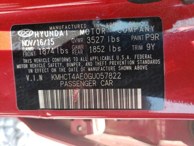 Продаж на аукціоні авто 2016 Hyundai Accent Se, vin: KMHCT4AE0GU057822, номер лоту: 55294353