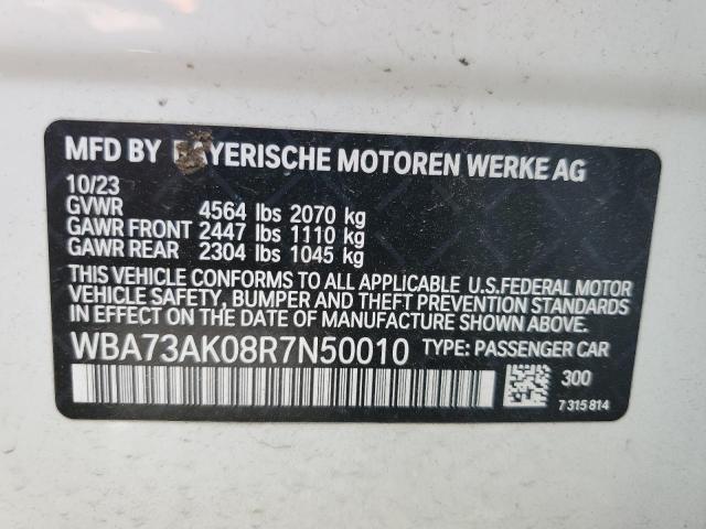 Aukcja sprzedaży 2024 Bmw 228xi, vin: WBA73AK08R7N50010, numer aukcji: 57420294