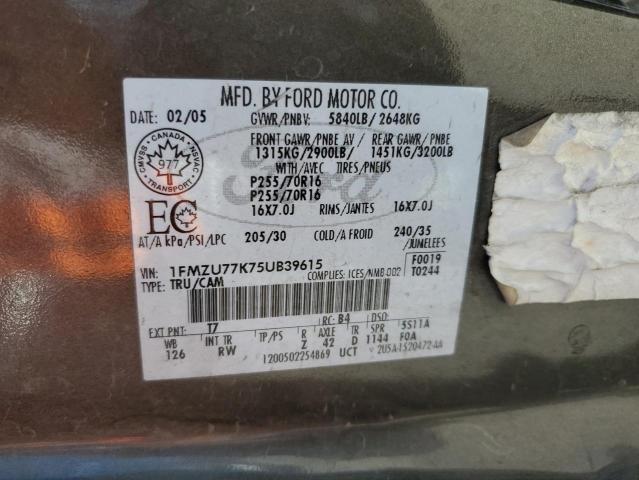 Продажа на аукционе авто 2005 Ford Explorer Sport Trac, vin: 1FMZU77K75UB39615, номер лота: 58982024