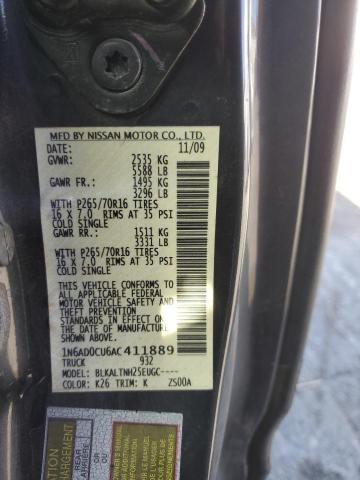 Aukcja sprzedaży 2010 Nissan Frontier, vin: 1N6AD0CU6AC411889, numer aukcji: 60295574