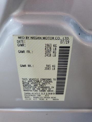 Продаж на аукціоні авто 2020 Nissan Altima Sr, vin: 1N4BL4CV2LC121989, номер лоту: 59592284