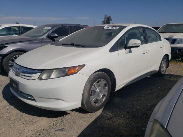 Aukcja sprzedaży 2012 Honda Civic Hybrid, vin: JHMFB4F25CS007876, numer aukcji: 58111374