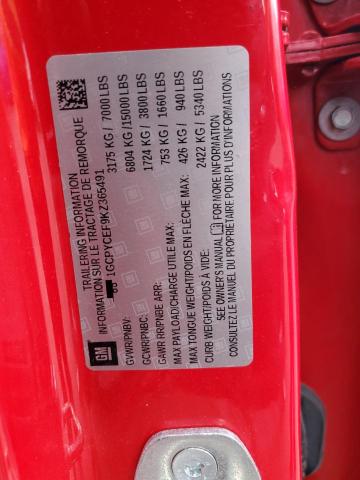 58857624 :رقم المزاد ، 1GCPYCEF9KZ365491 vin ، 2019 Chevrolet Silverado مزاد بيع