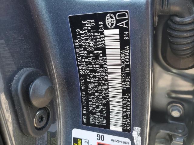 Aukcja sprzedaży 2019 Toyota Corolla L, vin: 2T1BURHE5KC238324, numer aukcji: 59331174