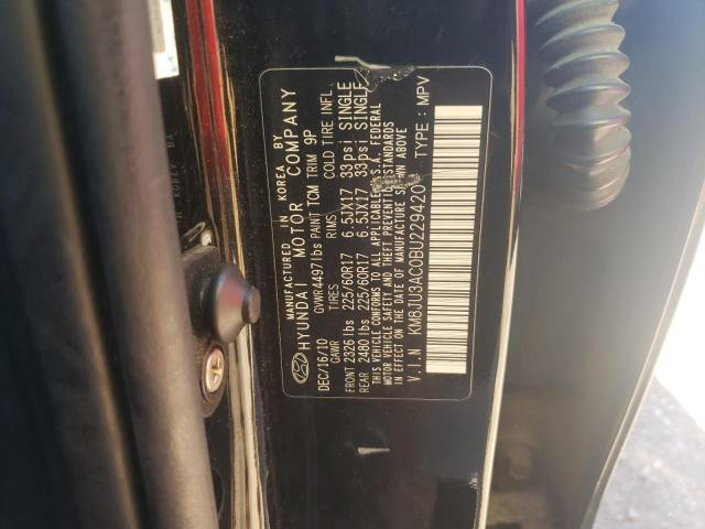 Продажа на аукционе авто 2011 Hyundai Tucson, vin: KM8JU3AC0BU229420, номер лота: 54224054