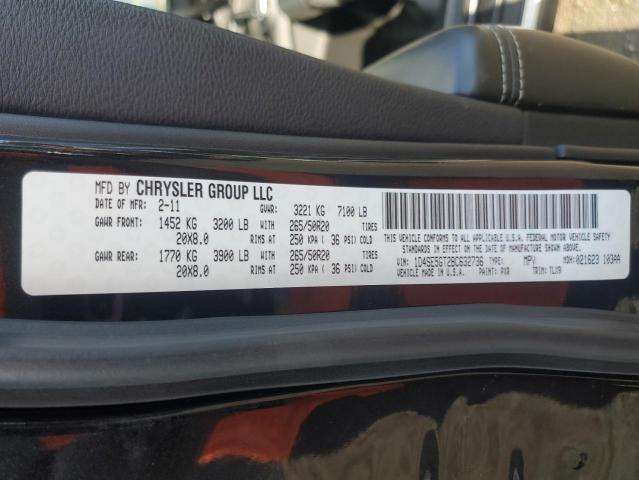 2011 Dodge Durango Citadel მანქანა იყიდება აუქციონზე, vin: 1D4SE5GT2BC632736, აუქციონის ნომერი: 59091694