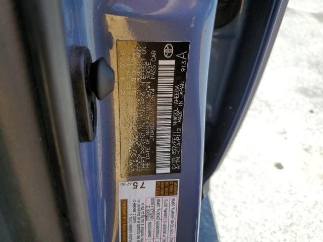 59328784 :رقم المزاد ، JTDKB20U167512674 vin ، 2006 Toyota Prius مزاد بيع