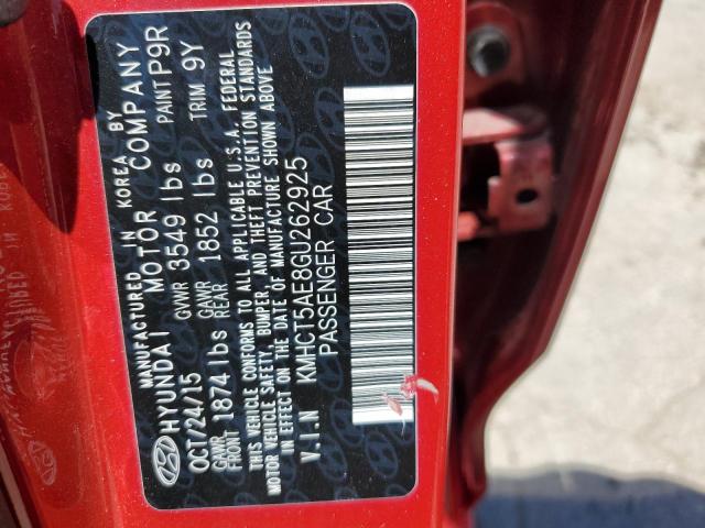 2016 Hyundai Accent Se მანქანა იყიდება აუქციონზე, vin: KMHCT5AE8GU262925, აუქციონის ნომერი: 59992634