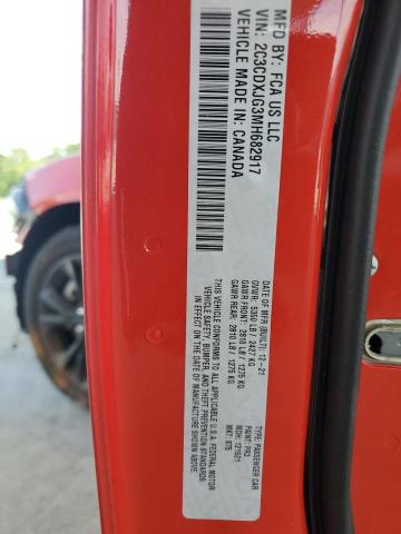 Aukcja sprzedaży 2021 Dodge Charger, vin: 2C3CDXJG3MH682917, numer aukcji: 58960194