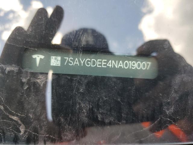 60305074 :رقم المزاد ، 7SAYGDEE4NA019007 vin ، 2022 Tesla Model Y مزاد بيع
