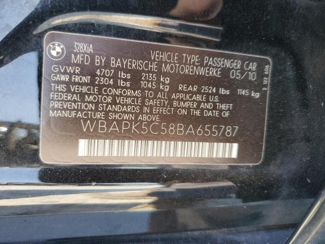 58816064 :رقم المزاد ، WBAPK5C58BA655787 vin ، 2011 Bmw 328 مزاد بيع