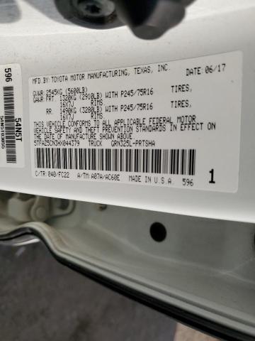 Aukcja sprzedaży 2017 Toyota Tacoma, vin: 5TFAZ5CN3HX044379, numer aukcji: 59161274