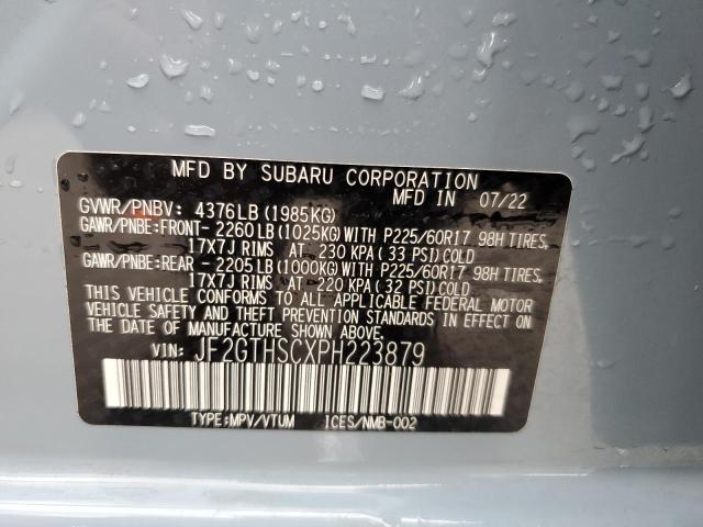 2023 Subaru Crosstrek მანქანა იყიდება აუქციონზე, vin: JF2GTHSCXPH223879, აუქციონის ნომერი: 60740624