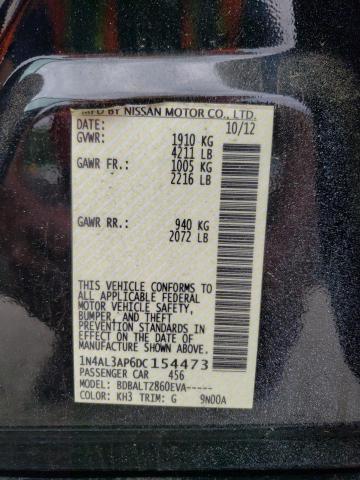 Продажа на аукционе авто 2013 Nissan Altima 2.5, vin: 1N4AL3AP6DC154473, номер лота: 59376434