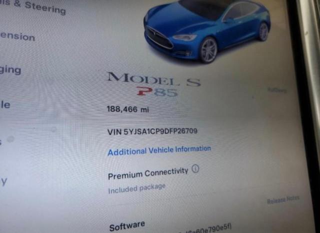 Aukcja sprzedaży 2013 Tesla Model S, vin: 5YJSA1CP9DFP26709, numer aukcji: 58790684