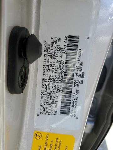 Aukcja sprzedaży 2002 Lexus Es 300, vin: JTHBF30G025024244, numer aukcji: 57503564