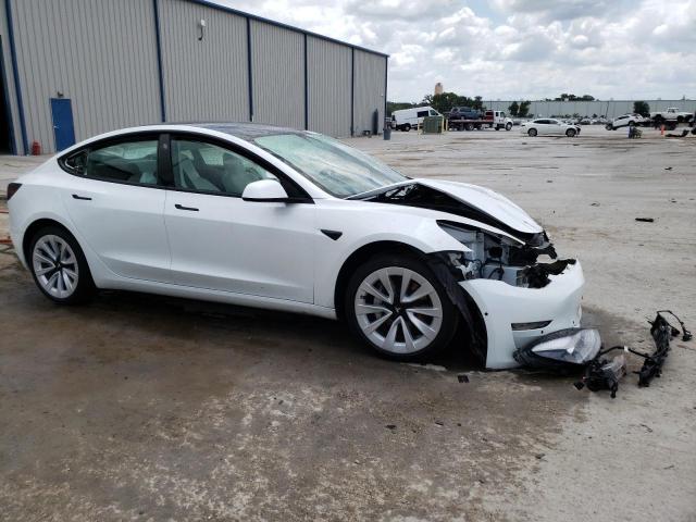 57444334 :رقم المزاد ، 5YJ3E1EA6NF302844 vin ، 2022 Tesla Model 3 مزاد بيع
